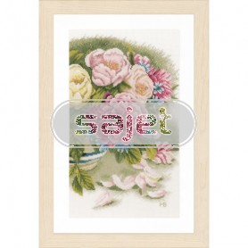 borduurpakket marjolein bastin, pioenrozen