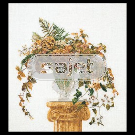 borduurpakket herfstboeket