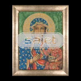 borduurpakket icoon, madonna of czestochowa