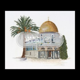 borduurpakket dome of the rock