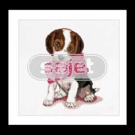 borduurpakket puppy love