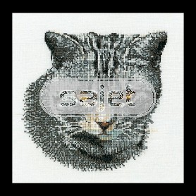 borduurpakket cyperse poes