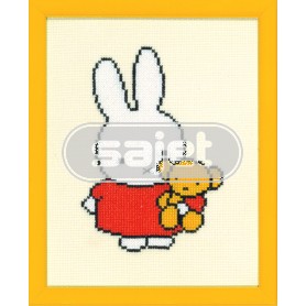 borduurpakket dick bruna, nijntje met beer