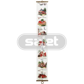 borduurpakket bellekoord, boerderijen