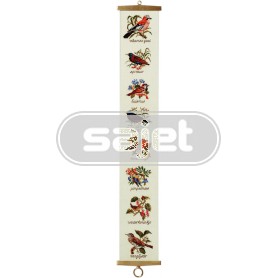 borduurpakket bellekoord, vogels