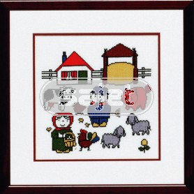 borduurpakket dick bruna, boerderij