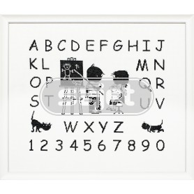 borduurpakket jip en janneke, a.b.c.