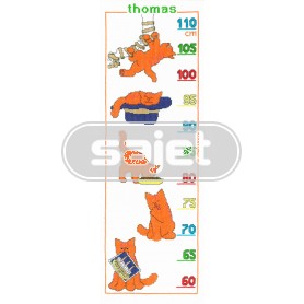 borduurpakket dikkie dik, groeimeter/meetlat thomas