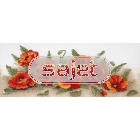 borduurpakket klaprozen