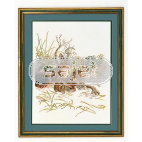 borduurpakket konijnen