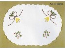 kruissteekkleedje kerstklokken, wit