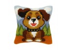 kruissteekwandkleed puppy