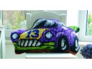 kruissteekkussen raceauto