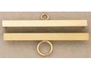 metalenbeslag voor bellekoord/groeimeter/meetlat 16 cm