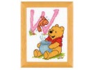 borduurpakket winnie de pooh, letter W