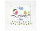 borduurpakket geboorte elias/olivia (incl. blauw/rose garen)