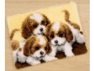 knoopkleed drie puppies