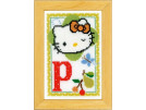 borduurpakket hello kitty, letter P