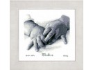 borduurpakket babyhandjes, geboorte mathis