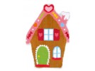 kruissteekkussen lief!, peperkoekenhuisje (incl. kussenrug)