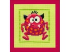borduurpakket monsters, rose monster