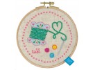 borduurpakket lief!, met naald en draad (incl. borduurring)