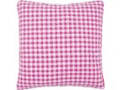 kussenrug met ritssluiting, rose ruit 45x45 cm