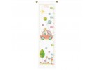 borduurpakket giraffe en beer, groeimeter/meetlat arthur