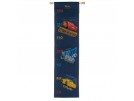 borduurpakket cars, "met gierende banden", groeimeter/meetlat tom
