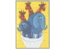 langsteekpakket olifanten en giraffe's