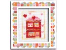 borduurpakket huis in het rood (incl. p.p.)