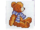 borduurpakket teddybeer met sjaal