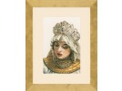 borduurpakket russische vrouw