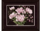 borduurpakket rose rozen op zwart