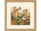 borduurpakket kwetterende vogels