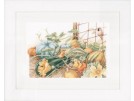 borduurpakket marjolein bastin, pompoenen met vogels