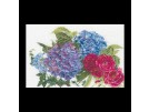 borduurpakket hortensia met rozen