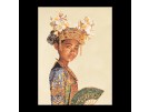 borduurpakket indonesische danseres (wit)