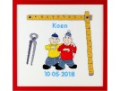 borduurpakket buurman&buurman, geboorte koen
