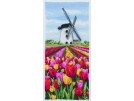 borduurpakket hollandse tulpenvelden met molen