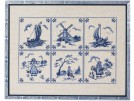 borduurpakket tegels "delfts blauw"
