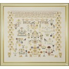borduurpakket merklap, anno 1800