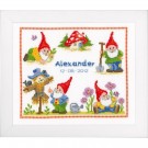 borduurpakket kabouters, geboorte alexander