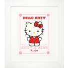 borduurpakket hello kitty, geboorte alice