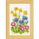 borduurpakket margrieten met klaproos