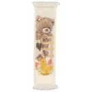 borduurpakket boekenlegger, popcorn bear, soufflé muts op!