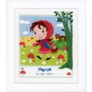 borduurpakket roodkapje, geboorte marie