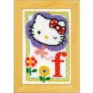borduurpakket hello kitty, letter F