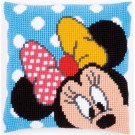 kruissteekkussen mickey mouse, minnie kiekeboe