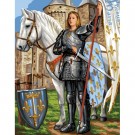 stramien + garenpakket, st. jeanne d'arc